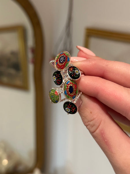 Mini Gatsby Hand Painted Ring