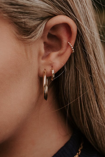 Frances Huggie Hoops