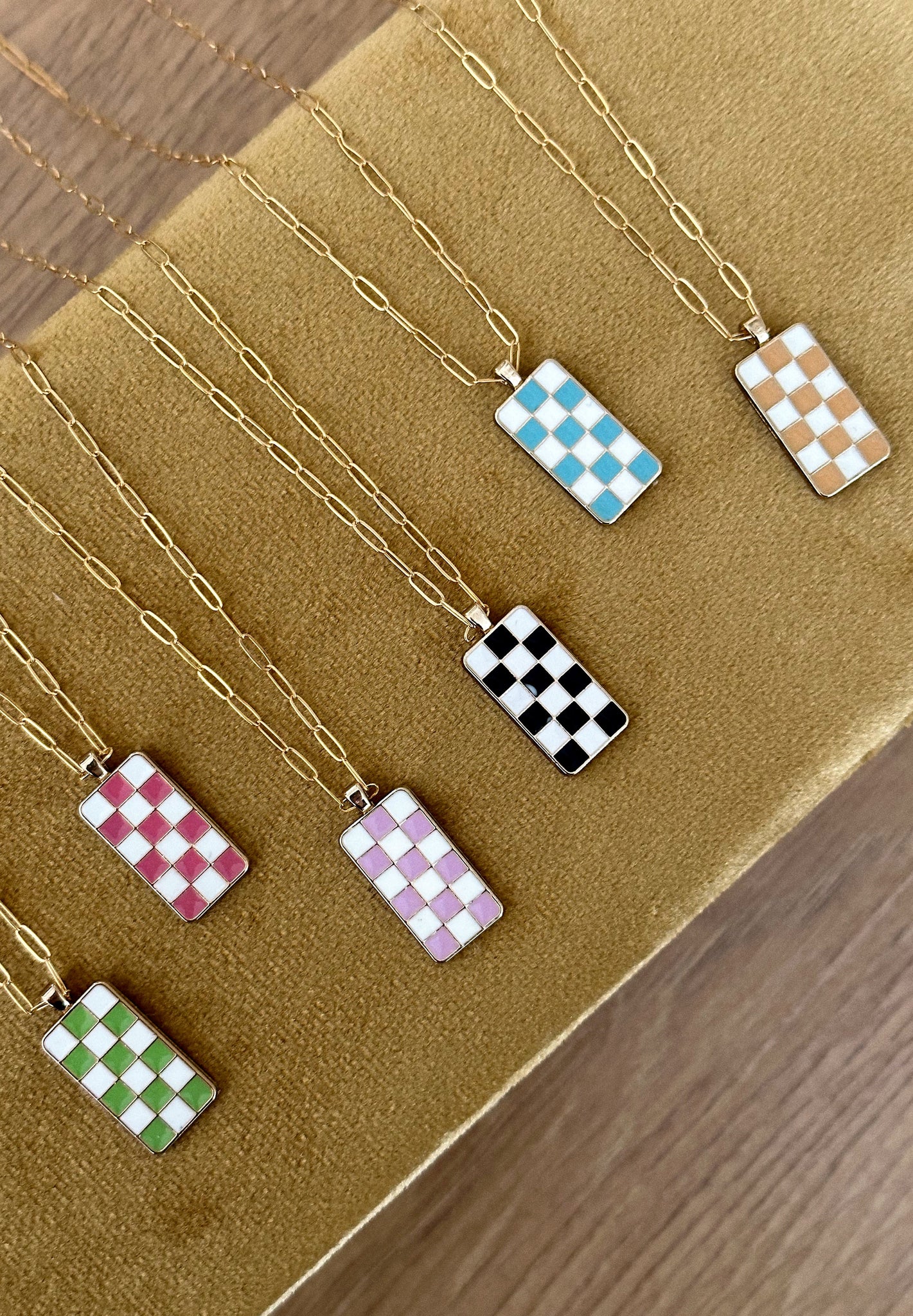 Checkered Necklace
