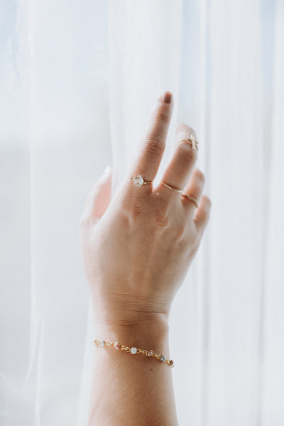 Gemstone + Pearl Beaded Bracelets