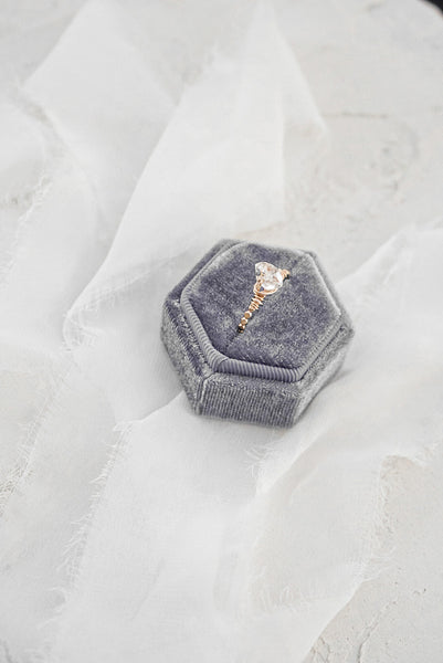 Viejo Herkimer Diamond Ring