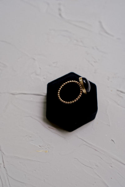 Victorian Black Onyx Ring