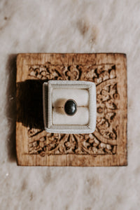 Hematite Oval Ring
